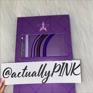 Jeffree Star PURPLE METAL STRAW 4-PACK
